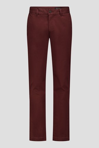 Voorkant van Roodbruine chino door Ravøtt voor Heren