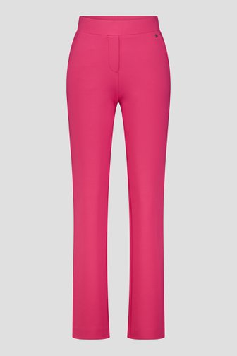 Productfoto 1 van Roze broek met elastische tailleband door Claude Arielle voor Dames