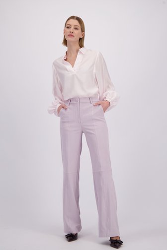 Extra foto 1 van Roze broek met suèdelook door D'Auvry voor Dames