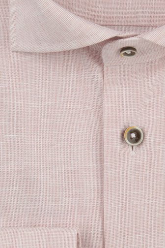 Productfoto 1 van Roze gemêleerd hemd - Slim fit  door Michaelis voor Heren