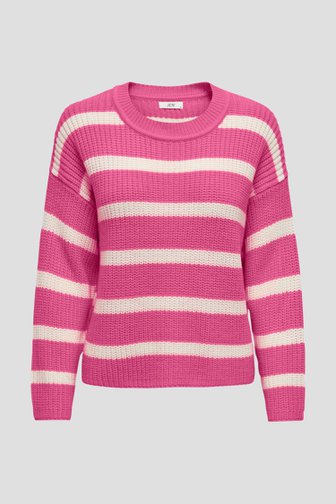 Roze gestreepte trui van JDY voor Dames