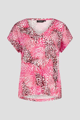 Roze T-shirt met print van Signature voor Dames