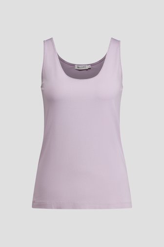 Voorkant van Roze top met glitterboord door D'Auvry voor Dames