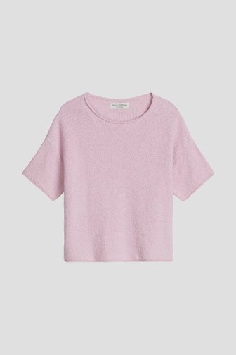 Productfoto 1 van Roze truitje met bouclé structuur door Marc O'Polo voor Dames
