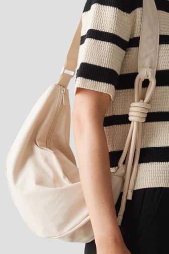 Sac à épaule beige clair