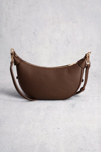 Le devant de Sac à épaule marron foncé de Liberty Island pour Femmes