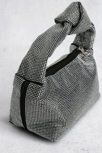Le devant de Sac à main avec clous argentés de Pieces pour Femmes