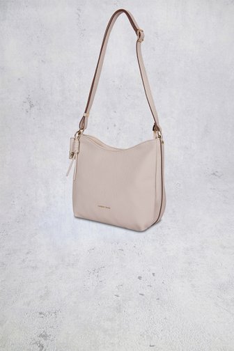 Le devant de Sac à main blanc à texture grainée de Laurent David pour Femmes