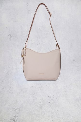 Le devant de Sac à main blanc à texture grainée de Laurent David pour Femmes