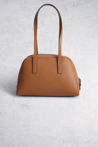 Le devant de Sac à main en cuir cognac de Liberty Island pour Femmes