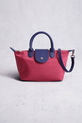 Sac à main rose avec finition aspect cuir violet de Liberty Island pour Femmes