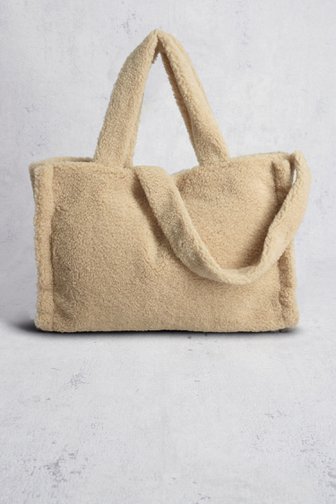 Le devant de Sac à main teddy beige de Liberty Island pour Femmes