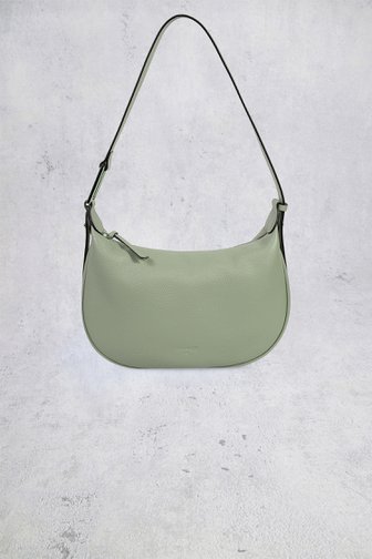 Le devant de Sac bandoulière en cuir à taupe métallisée de Crinkles pour Femmes
