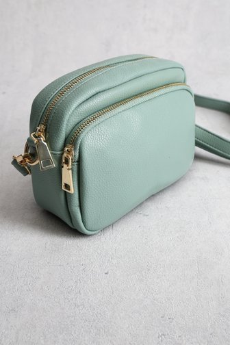 Le devant de Sac bandoulière vert menthe de Liberty Island pour Femmes