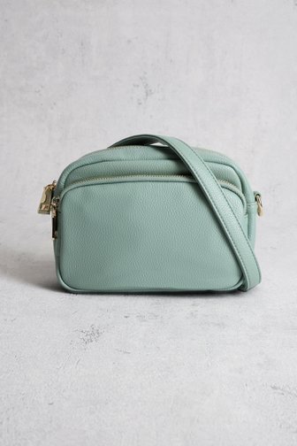 Le devant de Sac bandoulière vert menthe de Liberty Island pour Femmes