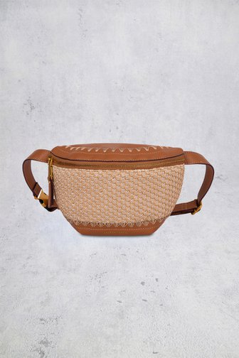 Le devant de Sac crossbody couleur cognac de Laurent David pour Femmes