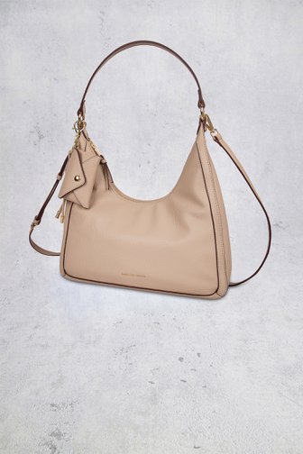 Le devant de Sac porté épaule taupe avec détails dorés de Laurent David pour Femmes