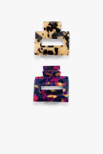 Photo produit 1 de Set de pinces à cheveux carrées de Liberty Island pour Femmes