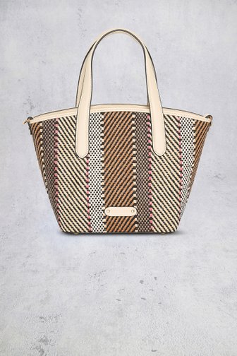 Shopper multicolore à motif tissé