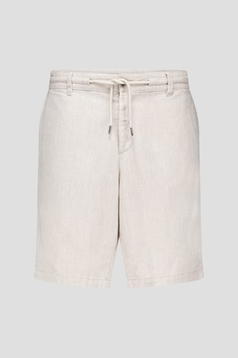 Short beige avec motif à chevrons de Upper East pour Hommes
