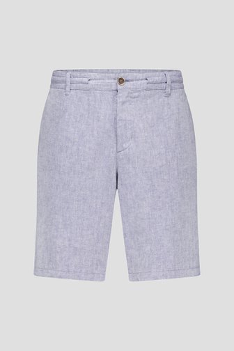 Short bleu avec motif à chevrons de Upper East pour Hommes