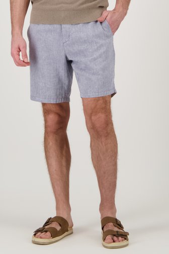 Short bleu avec motif à chevrons de Upper East pour Hommes