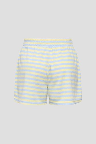 Photo produit 1 de Short bleu-jaune en tissu éponge de JDY pour Femmes