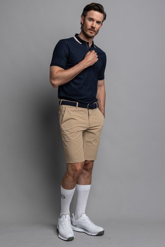 Le devant de Short de golf beige de Dansaert Golf Club pour Hommes