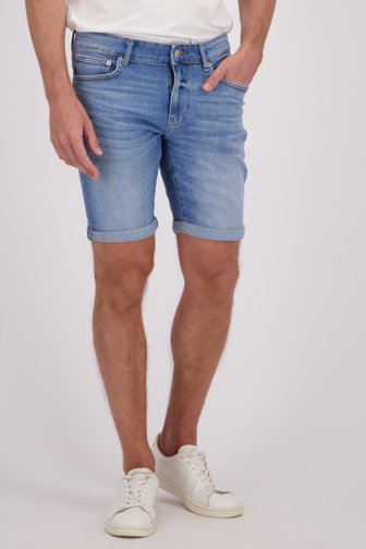Le devant de Short en jean bleu de Only & Sons pour Hommes