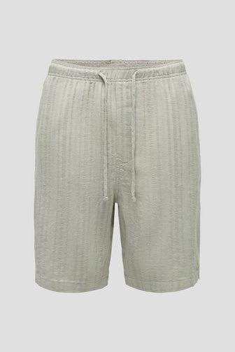 Photo produit 1 de Short vert en lin - Loose fit de Only & Sons pour Hommes