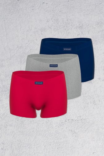 Sous-vêtements multi – Trunk pants – Set de 3 de Tom Tailor pour Hommes