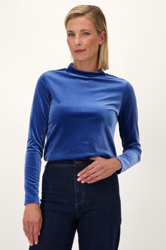 Souspull en velours bleu de D'Auvry pour Femmes