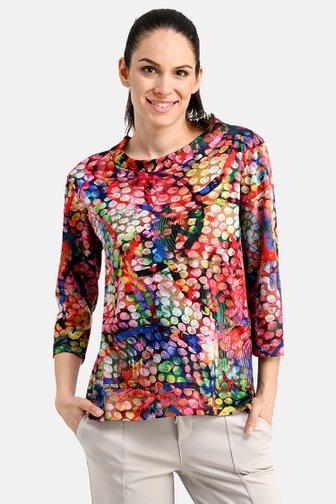 T-shirt à imprimé coloré de Bicalla pour Femmes