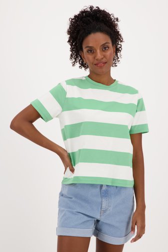 T-shirt à rayures vertes de JDY pour Femmes