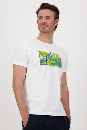 T-shirt blanc avec imprimé 