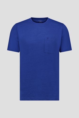 T-shirt bleu à col rond de Ravøtt pour Hommes