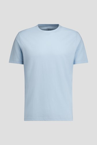 Photo produit 1 de T-shirt bleu clair à col rond de Liberty Island pour Hommes