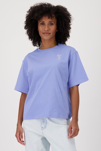 T-shirt bleu clair avec broderie de Louise pour Femmes