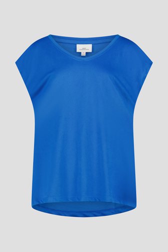 T-shirt bleu   de Only Carmakoma pour Femmes