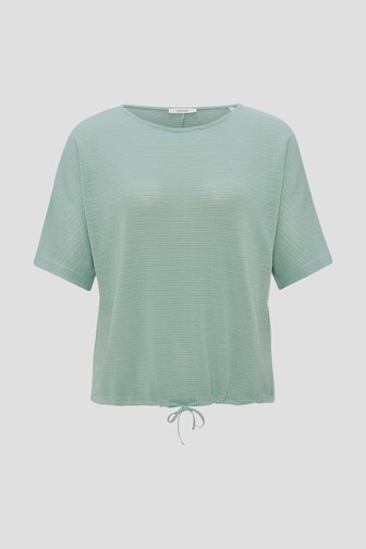 T-shirt en crochet vert-bleu de Opus pour Femmes