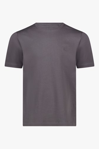 T-shirt gris à col rond de Ravøtt pour Hommes