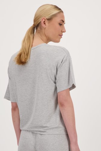 T-shirt gris à manches courtes de Tom Tailor pour Femmes