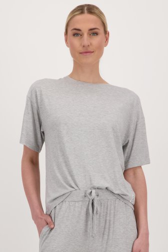 T-shirt gris à manches courtes de Tom Tailor pour Femmes