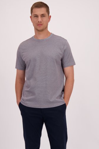 Le devant de T-shirt gris-bleu de Casual Five pour Hommes