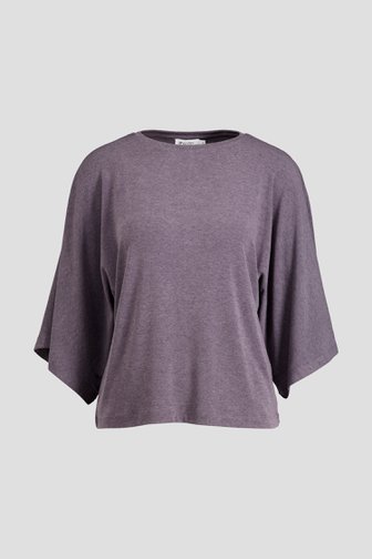 Photo produit 1 de T-shirt gris violacé à manches larges de D'Auvry pour Femmes