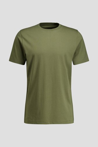 Photo produit 1 de T-shirt kaki à col rond de Liberty Island pour Hommes