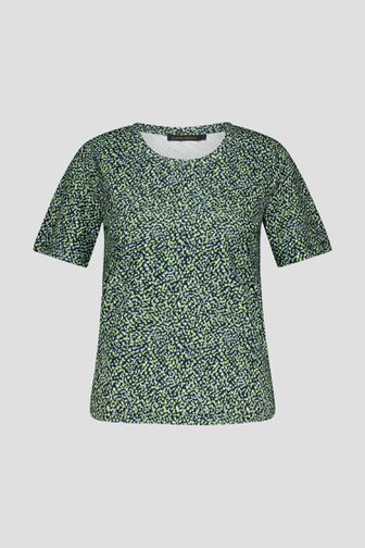 Claude Arielle T-shirt met fijne gestipte print