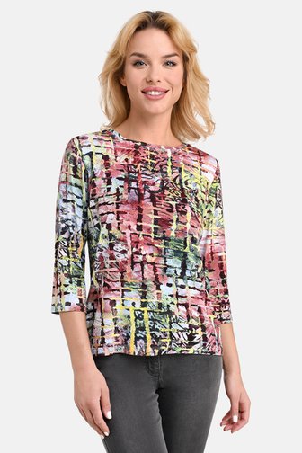 T-shirt met kleurrijke print van Bicalla voor Dames