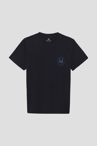 Le devant de T-shirt navy avec imprimé de Matinique pour Hommes