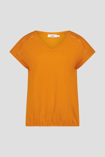 T-shirt orange de Libelle pour Femmes